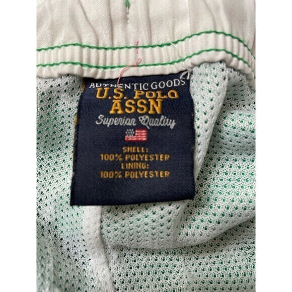 US Polo Assn Green Swim Trunks Size XXL - Picture 3 of 4